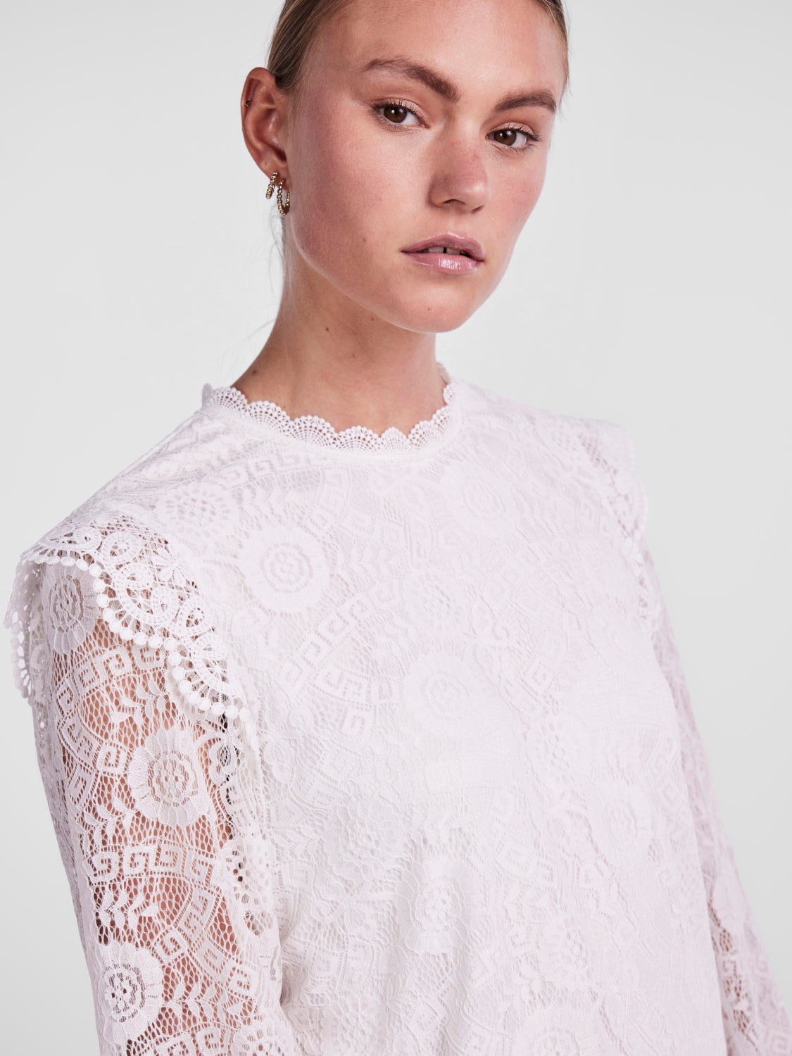 PCOLLINE T-Shirts & Tops - Cloud Dancer